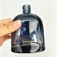Bouteille diffuseur en verre vide, rechargeable, colorée, en forme de cloche plate, 140 ml, 180 ml