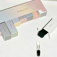 Servicios de Marca OEM/ODM, Caja de Perfume de 2 ml con Lámina Dorada, Set de Colección de Eau de Parfum, Caja de Regalo para Botellas de Perfume