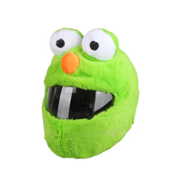 Housse de casque de moto en peluche amusante motif lapin, protection mignonne pour casque, vente directe usine