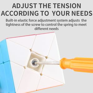 Ventes chaudes, <span class=keywords><strong>cube</strong></span> de puzzle magique à 3 axes, Fisher Windmill Stickereless, Speed Puzzle Cubes, jouets éducatifs - Product Image 5