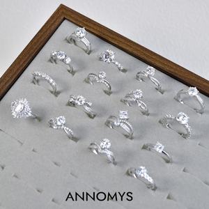 1CT Moissanite Anel De Noivado 925 Prata Solitaire <span class=keywords><strong>Promise</strong></span> Ring GRA Certified Bridal Jewelry Gift - Product Image 2