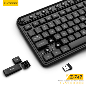 Oem ODM 2.4G không dây LED Backlit không thấm nước Ergonomic bàn phím và chuột <span class=keywords><strong>Combo</strong></span> cho văn phòng sử dụng-Cổ Phiếu có sẵn - Product Image 6