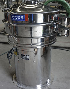 Machine de tamisage vibratoire industrielle motorisée grande capacité certifiée CE ISO 1 an Séparateur de poudre de tamisage de farine Vibrateur rotatif - Product Image 6