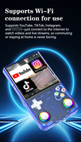 Console de jeu portable WIFI de poche R36S R36 Ultra 4 pouces, prise en charge par Tiktok, RK3326 Rockchip Linux&Android, consoles de jeux vidéo
