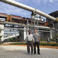 Usine brûlante de four rotatoire d'incinérateur d'oxyde d'aluminate de calcium