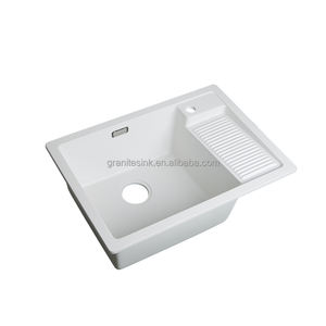 Caojin Lavabo rectangulaire en pierre moderne à un trou pour salle de bain ou hôtel Installation facile Conception d'<span class=keywords><strong>utilisation</strong></span> du comptoir - Product Image 2