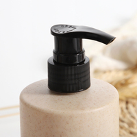 Bouteille à pompe en mousse biodégradable et écologique en paille de blé recyclable pour emballage cosmétique avec personnalisation OEM/ODM – Vente en gros