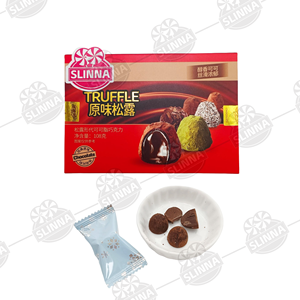 Bombones de chocolate con trufa al por mayor, envueltos individualmente, halal, con polvo de <span class=keywords><strong>cacao</strong></span>, dulces de chocolate - Product Image 1
