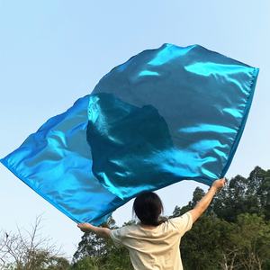 Banderas de Adoración Nayaking con Varillas Flexibles, Banderas de Danza con Alas de Ángel, Bandera de Danza de Iglesia, Semicírculo, 2 Banderas + 2 Varillas - Product Image 3