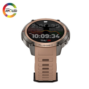Reloj Inteligente Deportivo Definite M11-59 5ATM Resistente al Agua con Mapa Offline, Altímetro, GPS, Pantalla AMOLED de 1.43'', Brújula, Frecuencia Cardíaca 24H, Dorado - Product Image 4