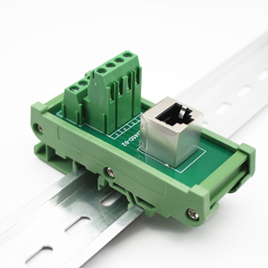 RJ45, вертикальная плата разветвителя RJ 45, RJ45, адаптер, Din-рейка, монтажная 90-градусная плата - Product Image 5