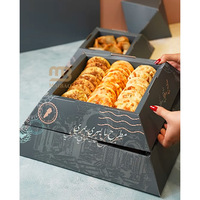 Boîte d'emballage alimentaire en forme de pyramide pour pâtisseries, plateau de service à partager, emballage traiteur en carton, boîte pyramide pour gâteaux, desserts et plateaux de collations