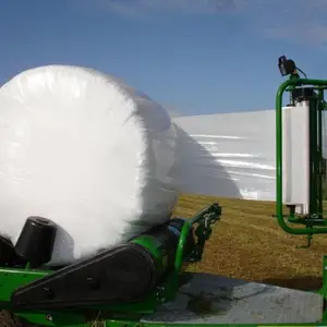 Landwirtschaft White Silage Film Black Plastic Hay Bale Wrap Film zu verkaufen