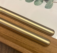 Stylo à bille en laiton haut de gamme rotatif en métal personnalisé en usine, stylo à bille en laiton haut de gamme pour l'école, le bureau, les affaires, la promotion publicitaire, cadeau