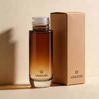 Flacon de luxe en verre de 30 ml (1 oz) pour brillant à lèvres avec applicateur, tube vide personnalisé pour gloss, flacon de fond de teint liquide pour emballage de maquillage