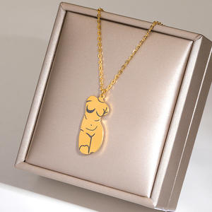 Go Party Kreative Mythologie Medusa Gorgon Square <span class=keywords><strong>Tarot</strong></span> Palm Anhänger Halskette Frauen Alt griechisches Symbol Edelstahl Schmuck - Product Image 6