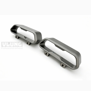 Embout d'échappement carré noir plaqué acier inoxydable pour <span class=keywords><strong>Mercedes</strong></span> Benz G400D G350 G450D G500 G580 G63 W465 2018-2026 - Product Image 4