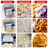 Machine automatique multifonctionnelle pour la découpe de chinchin, de pâtes carrées, de boules de taro, de perles de manioc et de nouilles