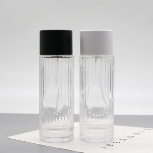Botella de Spray Cuadrada Transparente de 150 ml, Botella Vacía de Vidrio Blanco Cristal para Perfumes y Cosméticos, con Clip y Caja - Product Image 2