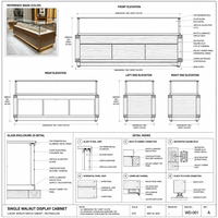 Vitrine personnalisée en bois avec éclairage LED pour montres, idéale pour les boutiques de montres de marque