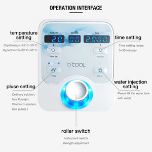 Mesin wajah terbaru mesin Penyejuk wajah <span class=keywords><strong>Cryo</strong></span> elektrik wajah mesin Mesotherapy M mesin elektroterapi - Product Image 4