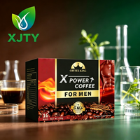 Poudre de café énergétique pour hommes, booster d'énergie naturel avec Maca et Ginseng pour l'endurance des adultes, la vitalité quotidienne et la santé, boisson