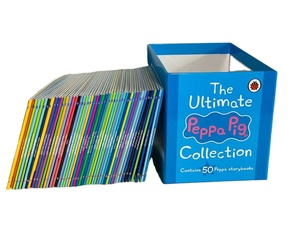 Novedad 2025 Pulida Whole, Juego de 50 <span class=keywords><strong>Libros</strong></span> Infantiles de Alta Calidad, Temática de Cerditos, en Caja de Regalo Azul y Amarilla - Product Image 5