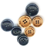 Bouton de fruits ivoire écologique de style vintage classique, boutons rétro à quatre trous pour pantalons pour hommes et femmes.