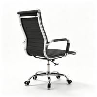 Chaise de bureau ergonomique pivotante à roulettes, cadre métallique, idéale pour le personnel scolaire et les espaces de travail – Meilleure vente