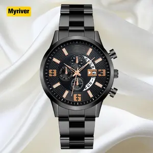 Myriver Saffier Kristal Horloge Top Luxe Merk Quartz Horloge Heren Casual Quartz Horloge Ultra-Dunne 2023 Relogio Masculino