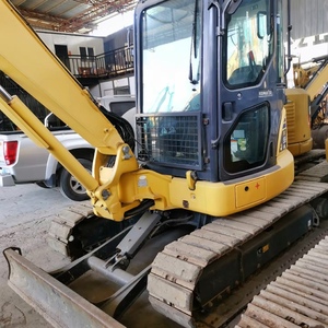 Excavadora de cadenas usada Komatsu PC55 de 5 toneladas, equipo compacto de excavación para trabajos de cimentación - Product Image 6