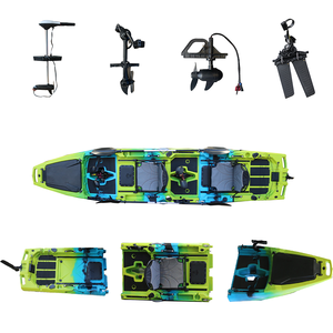 Kayak de Pesca con Pedales Desmontables de Plástico HDPE de 1/2 Plaza, Motor <span class=keywords><strong>El</strong></span>éctrico para Canoa con Accesorios - Product Image 2