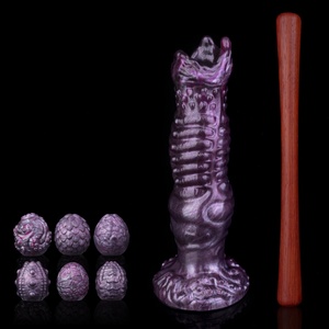 N-MR5312 Jouet sexuel Ovipositeur Monstre Animal qui pond des œufs Jouet sexuel Ovipositeur avec œufs Jouets sexuels en silicone liquide - Product Image 5