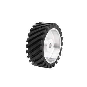 PMS 80x50x30mm aluminium diamant caoutchouc roue de polissage roue en caoutchouc pour ponçage ceinture Machine - Product Image 4