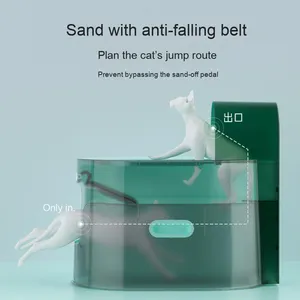 Extra Large Bac à Litière Intelligent pour Chat Entièrement Fermé Anti-éclaboussures PP Sable Top Entrée Toilettes pour Chat Nettoyage Facile Kitty Pet - Product Image 4