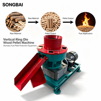 Machine à granulés de biomasse à matrice annulaire certifiée CE 37KW, 500-800KG/H, pour sciure de bois et copeaux de bois