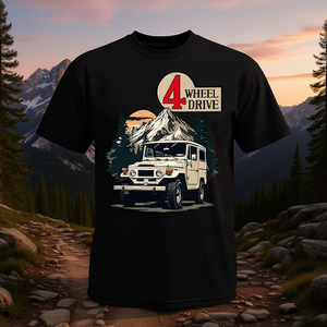 T-shirt 4 Wheel Drive Offroad Cruiser, design d'aventure en montagne - Product Image 3