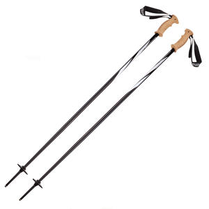 Manche en caoutchouc de descente, pôle de <span class=keywords><strong>ski</strong></span>, pilier en Aluminium noir, longueur personnalisée, matériau l - Product Image 3
