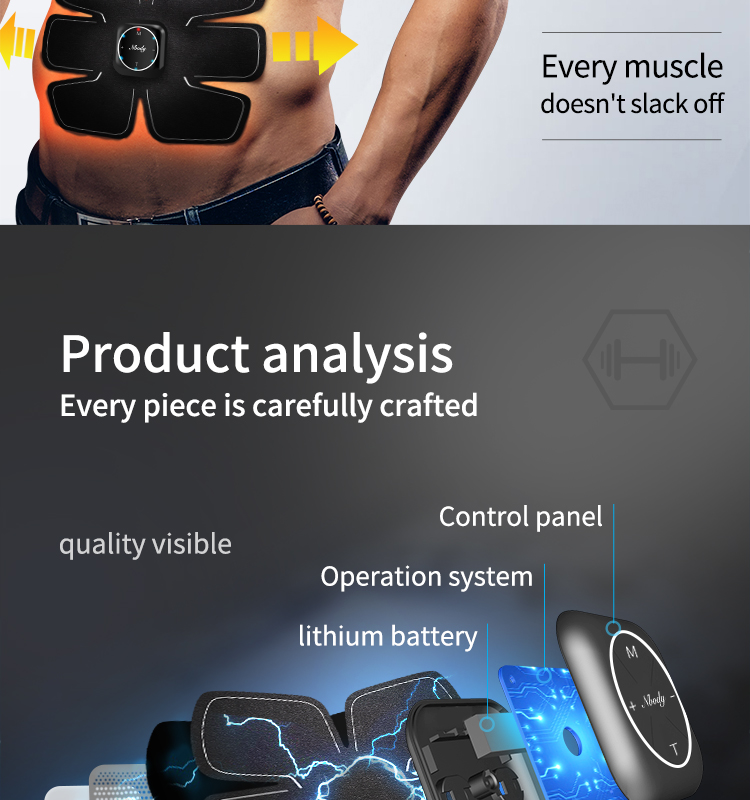 Factory Price Electronic Ems Muscle Stimulator Machine Home Use Wireless Slimming Belt Ems Fat Burner Gym Hip Trainer