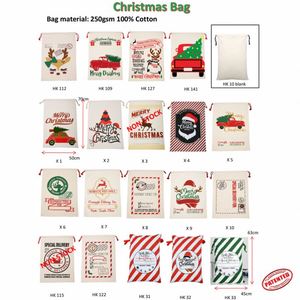 Sac de Noël Père Noël le plus vendu de High King, 50 cm L x 70 cm H, en toile de lin, emballage cadeau, vente en gros en vrac - Product Image 5