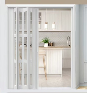 <span class=keywords><strong>Puerta</strong></span> Plegable de Aluminio Impermeable, Sistema de <span class=keywords><strong>Puerta</strong></span> <span class=keywords><strong>Corredera</strong></span> Plegable <span class=keywords><strong>Tipo</strong></span> Acordeón, Puertas Plegables de Aluminio con Doble Acristalamiento para Villa - Product Image 2
