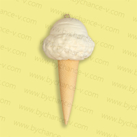 Bien connu artificiel Italie crème glacée modèle PU cône de crème glacée pendentif suspendu pour dessert magasin affichage visuel de merchandising
