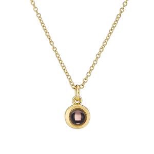 Chaîne de mode personnalisée or rose argent <span class=keywords><strong>100</strong></span> langues je t'aime collier pendentif de projection pour la mémoire de l'amour romantique - Product Image 3