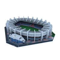 Puzzle en papier mousse à assembler, modèle ju220, stade, 3D, bricolage, avec 24 pièces