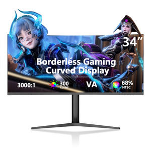 Moniteur de jeu <span class=keywords><strong>PC</strong></span> 27 34 pouces 4K 240Hz <span class=keywords><strong>144Hz</strong></span> 32 pouces <span class=keywords><strong>écran</strong></span> IPS panneau d'affichage LCD ordinateur 100% sRGB <span class=keywords><strong>1ms</strong></span> moniteur incurvé joueur - Product Image 3