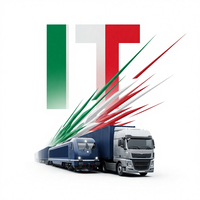 Logistique intégrée de la Chine vers l'Italie, transitaire européen pour le transport routier, agent d'expédition, service logistique de Shenzhen
