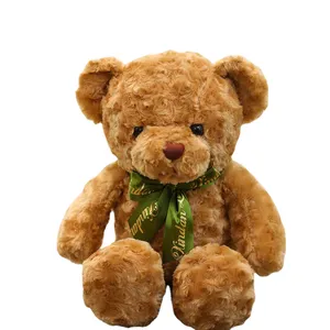 New Arrival Custom Wholesale 7 Colors Teddy Bear With Bow Soft Stuffed Animals Plush Bear