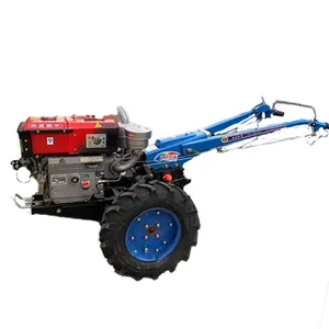 Popular Hand Electric Manual Walking Tractor Rotary hoe tiller cultivator machine new mini tiller walking tractor micro tillage