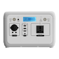 Station d'alimentation extérieure à onde sinusoïdale pure Eg007Li 500W avec entrées solaire et voiture, sorties DC et USB pour le camping, la randonnée et la vie en van