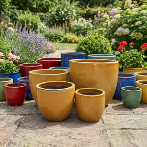 Pots et jardinières minimalistes pour plantes vertes, utilisables à l'intérieur et à l'extérieur pour la plantation des arbres verts - Product Image 4